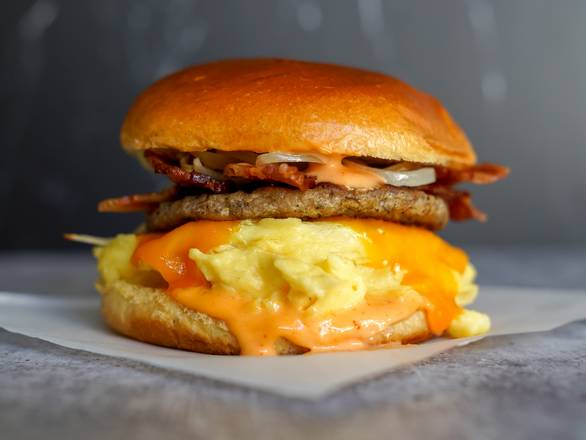 Meat Lovers Brioche Sandwich