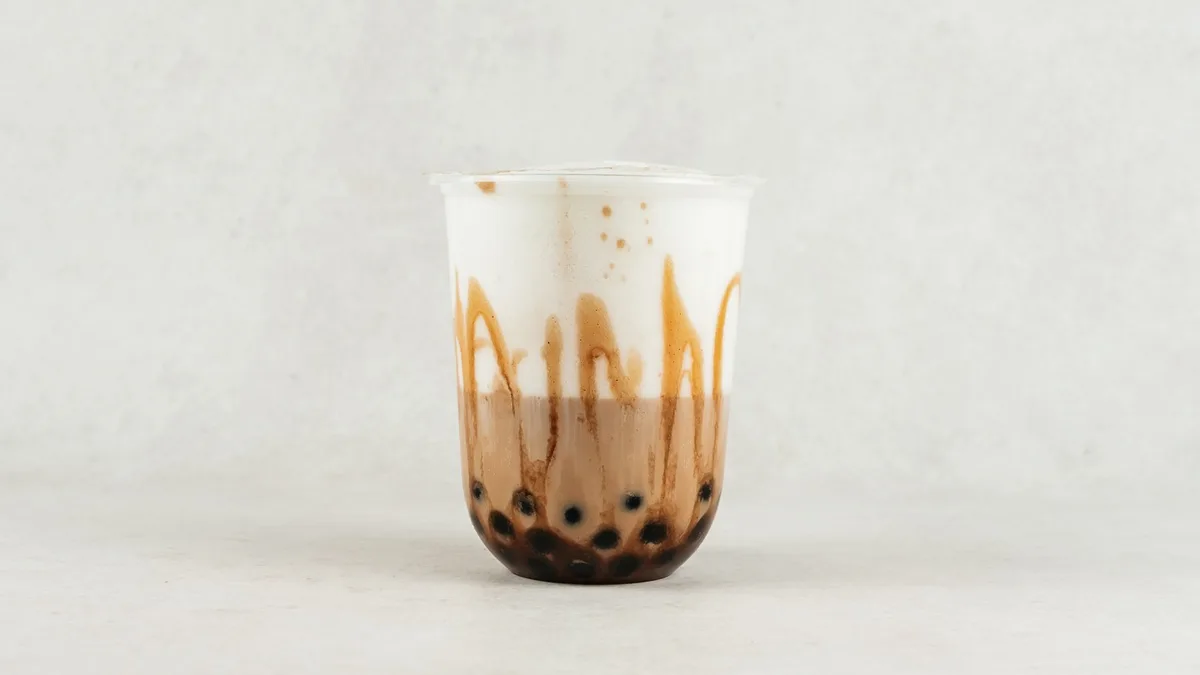 Coffe latte bubble tea 0,5 l