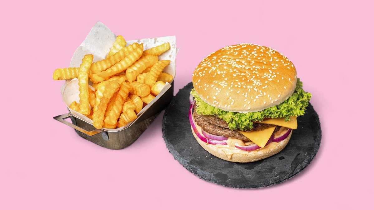 25. Doppel Burger Menü
