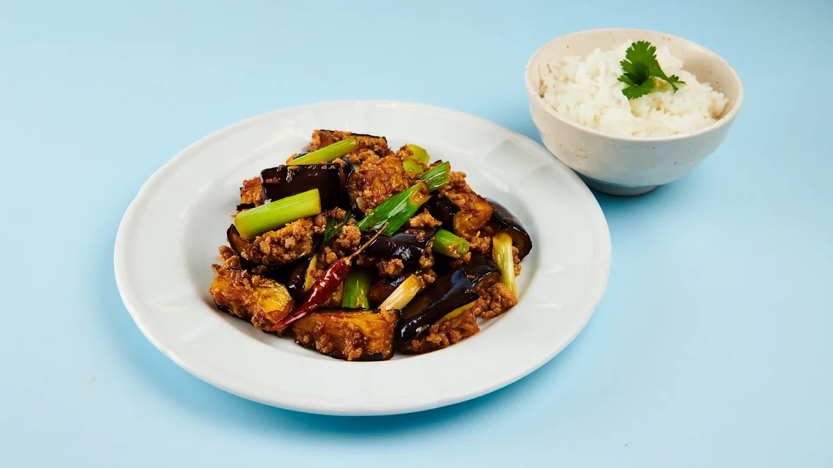 14. Yu Xiang Braised Eggplant