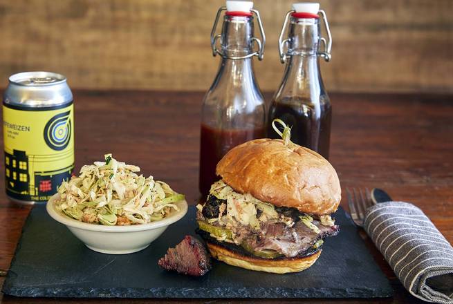 Smoked Beef Brisket Sandwich