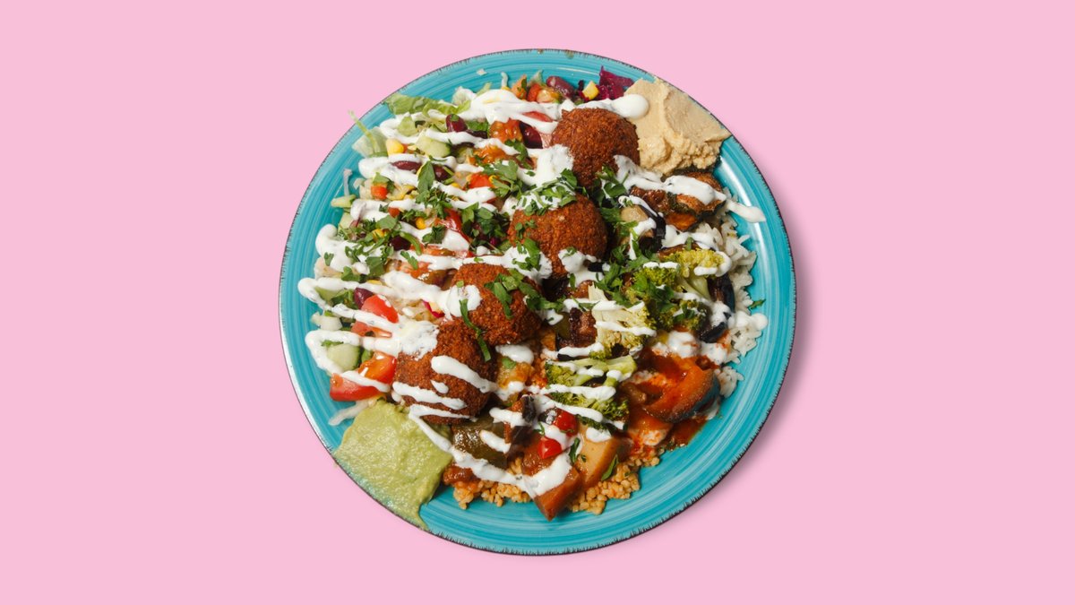 Falloumi Mix Teller mit Falafel und Halloumi