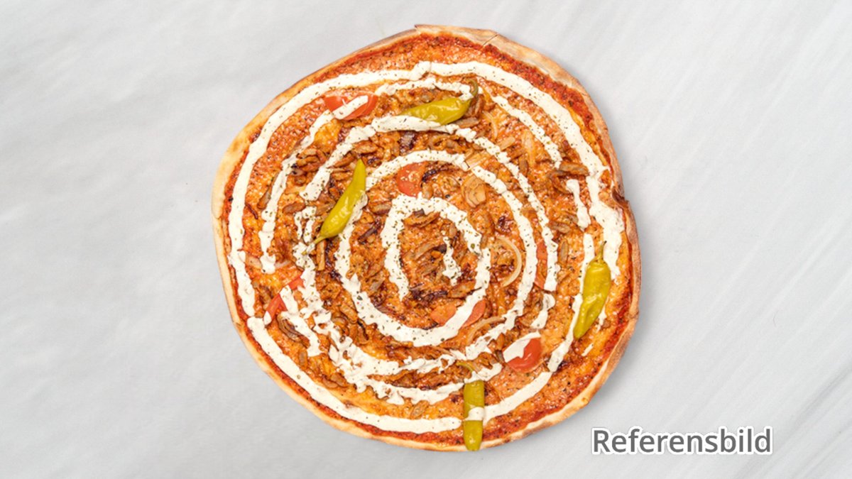 Nötkebabpizza