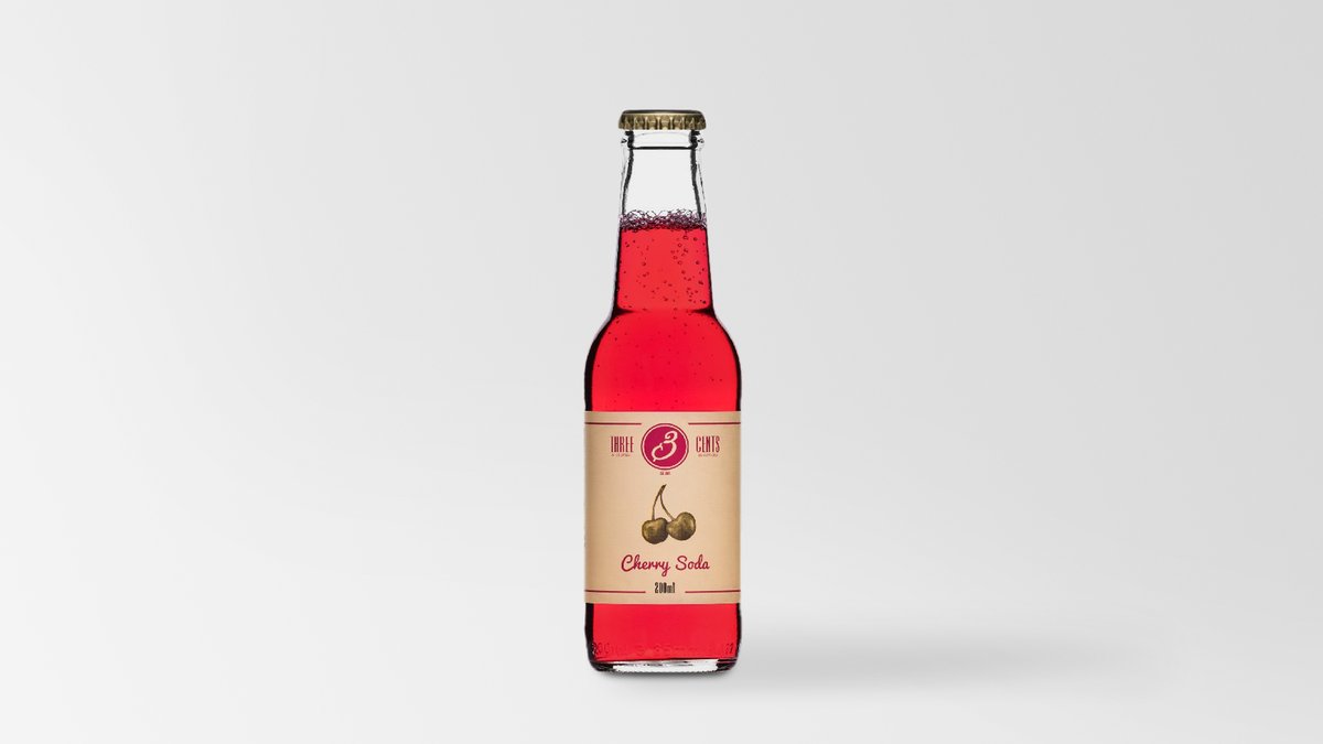 Three Cents Cherry Soda 0.2 l