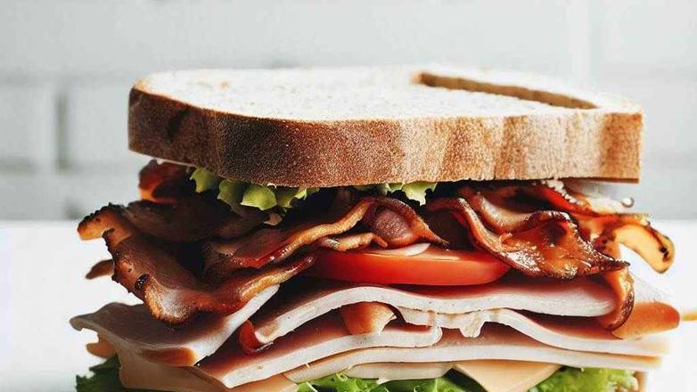 BLT and Turkey Sandwich