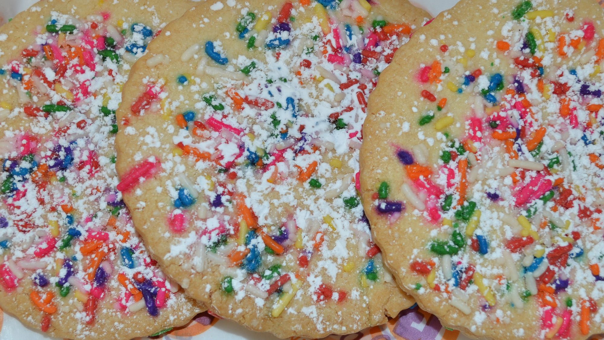 3 Sprinkle Cookie