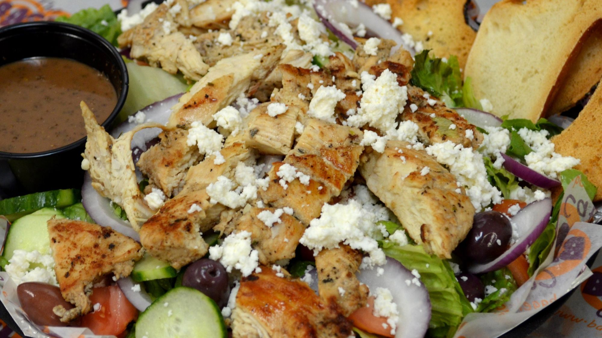 Grilled Chicken Greek Salad
