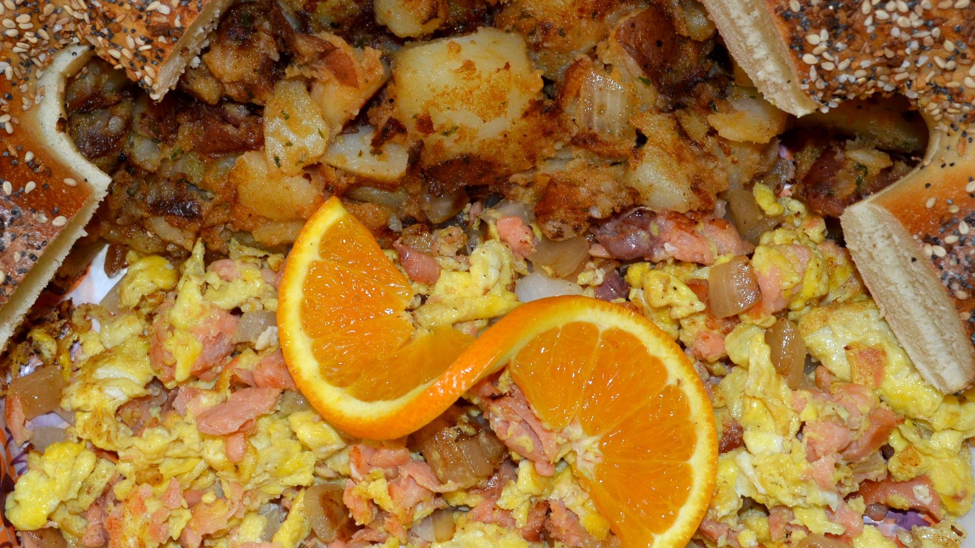 Lox, Eggs, and Onions Omelet