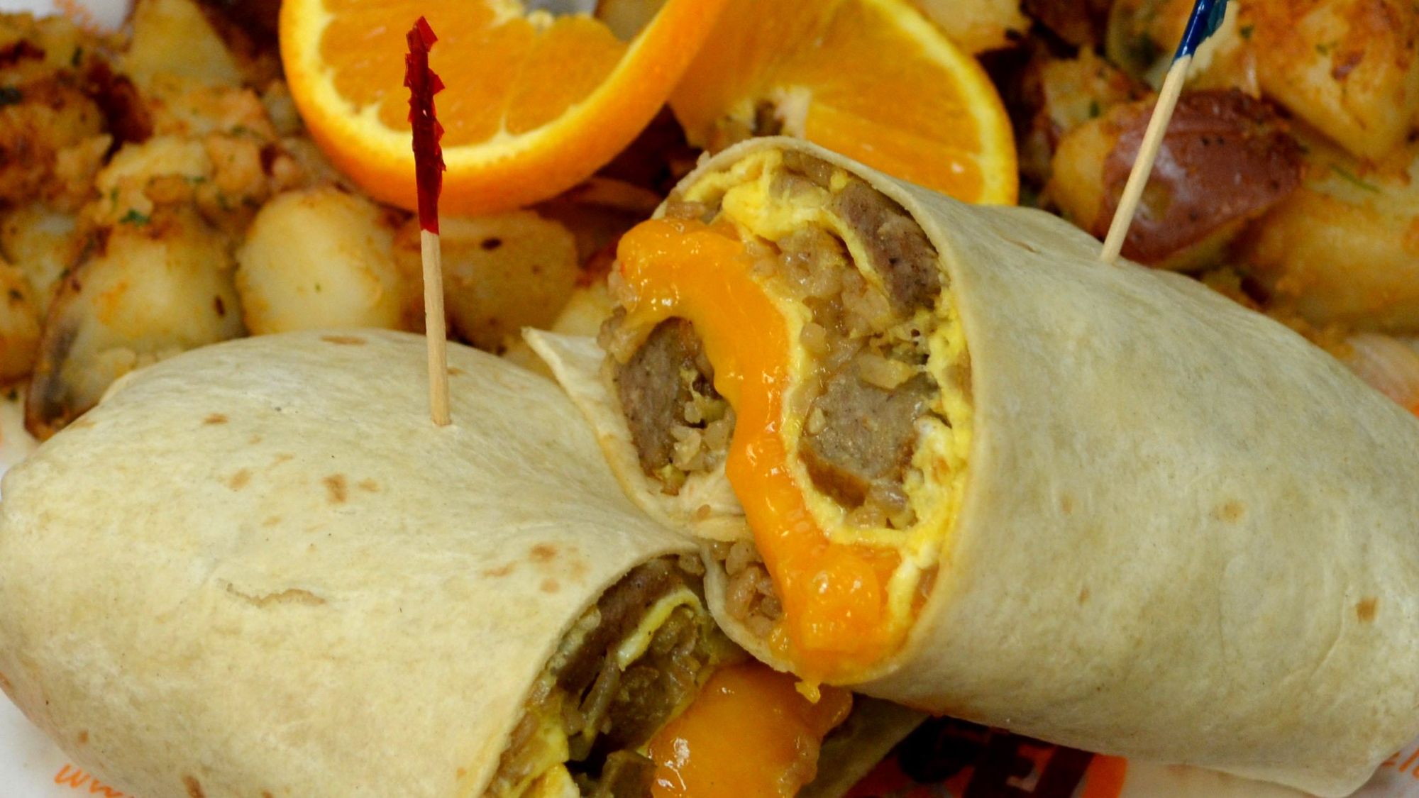 New Orleans Omelet Wrap