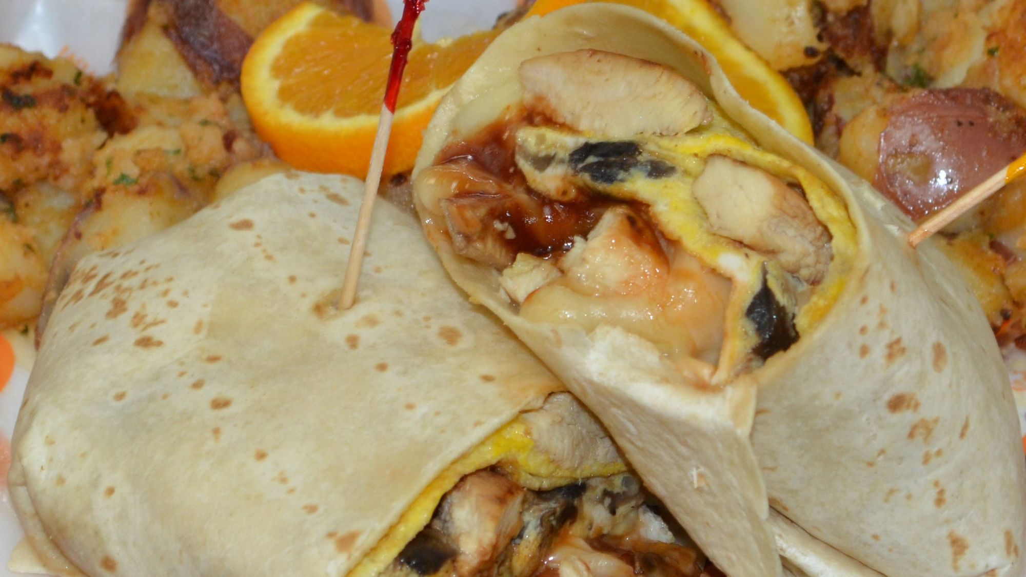 Southwest Omelet Burrito