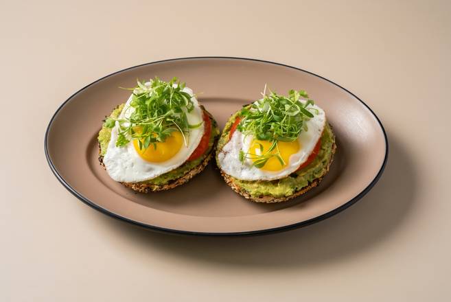 Avocado Toast W/ 2Eggs