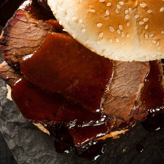 Brisket with Gravy Hot Sandwich