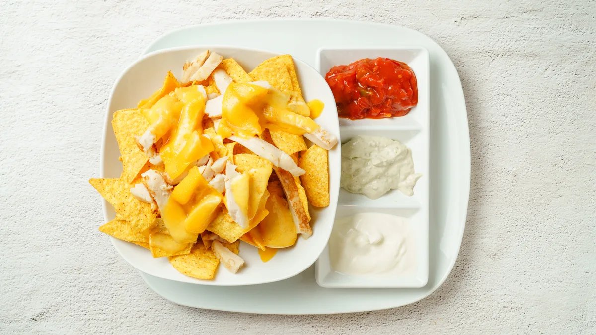 Nachos med kylling