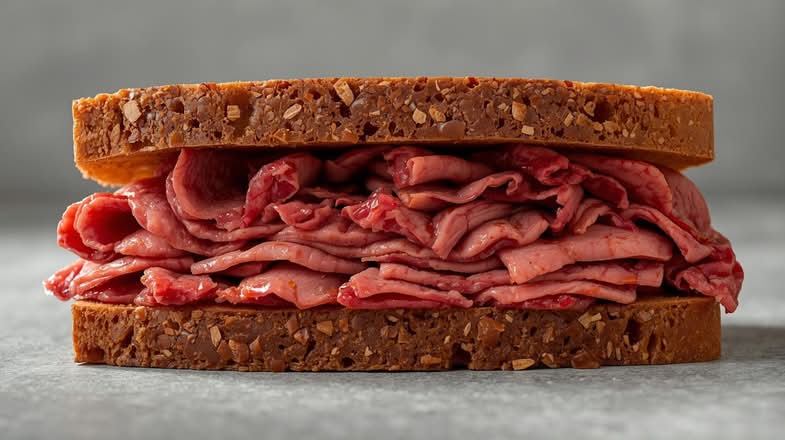Roast Beef and Cheese Sandwich