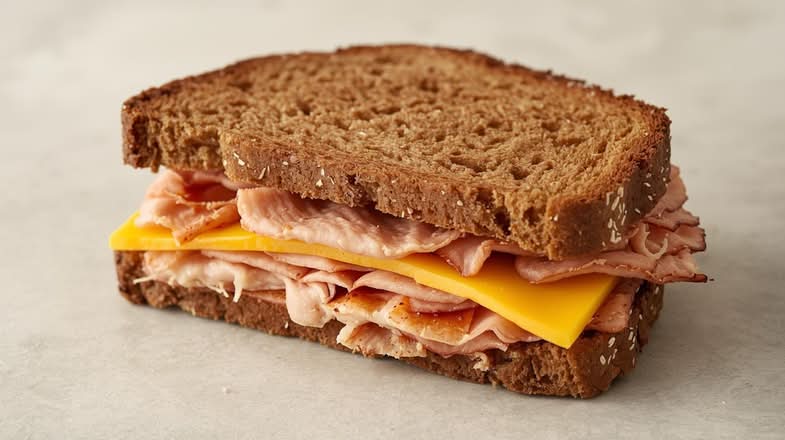 Turkey and Cheese Sandwich