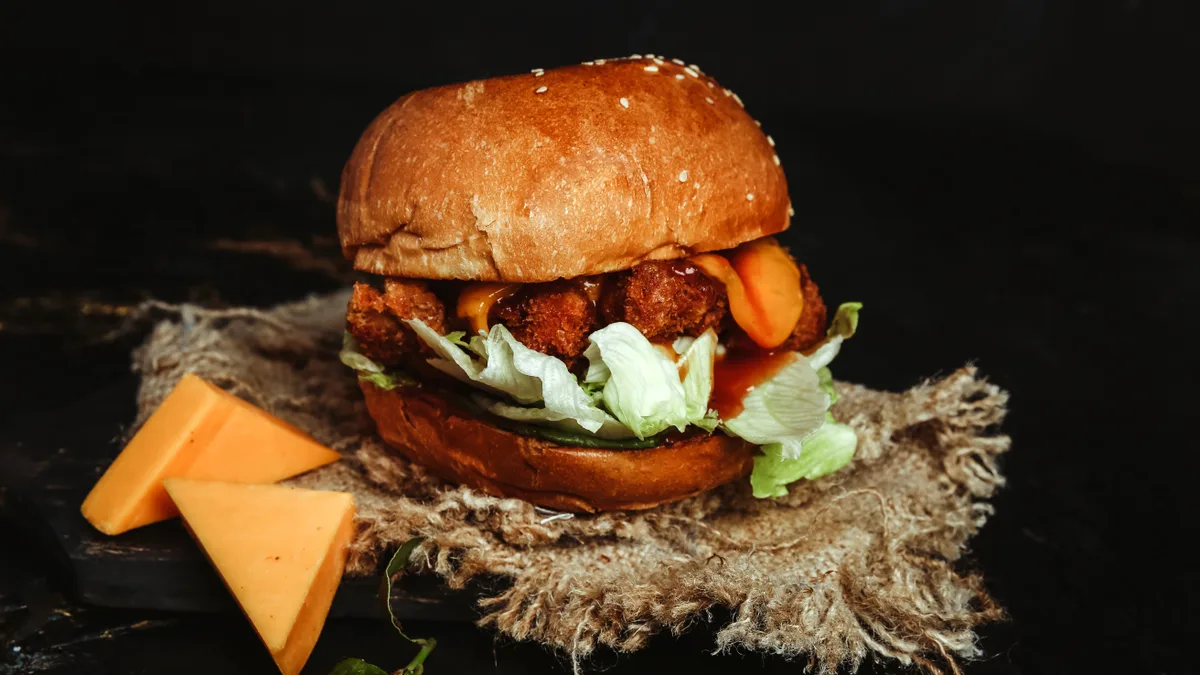 Csirkés BBQ Burger