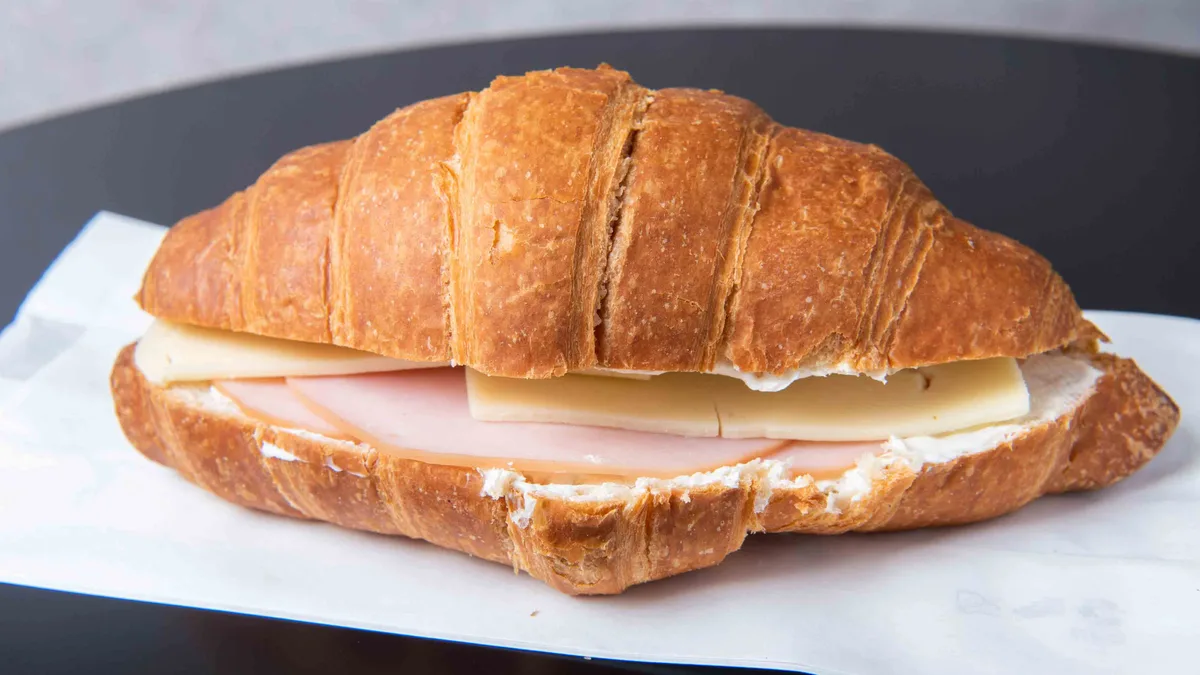 Philadelphia and Turkey Croissant