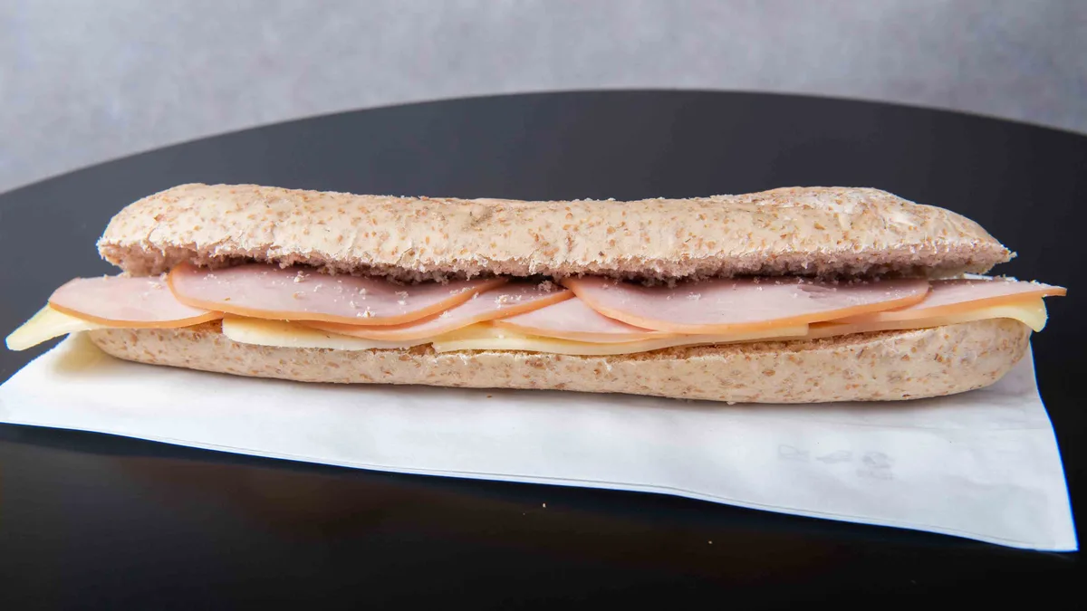 Turkey and Cheese Baguette