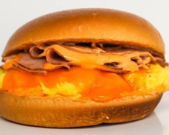 Brioche, Ham, Egg, and Cheddar