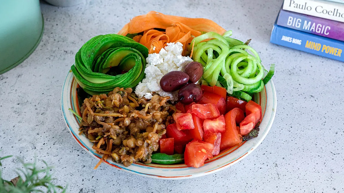Oriental Lentils (Vegan Option)