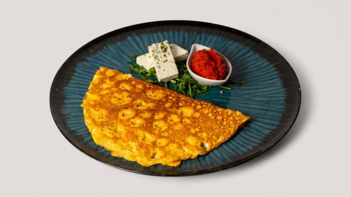 Omlet od 3 jajeta sa slaninom