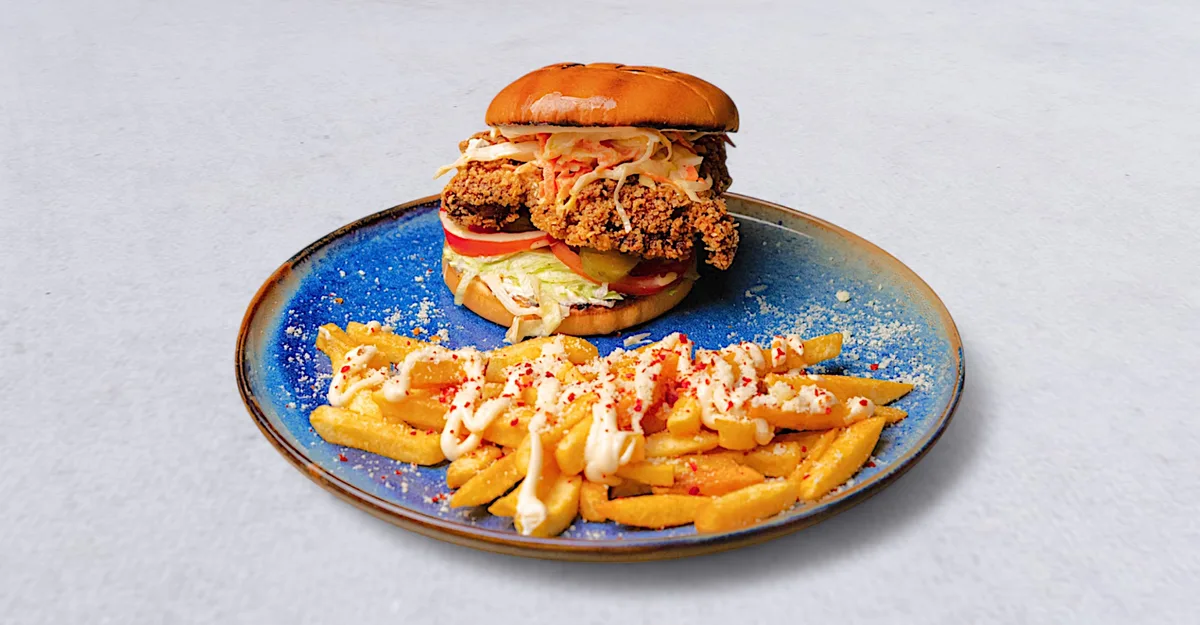 Autorski kurczak burger