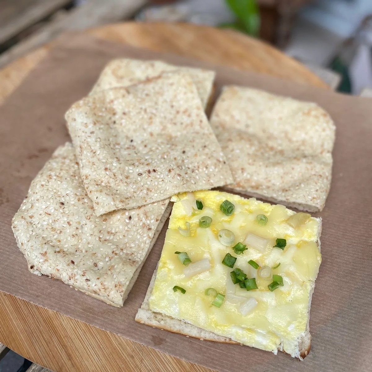 Asparagus omlette