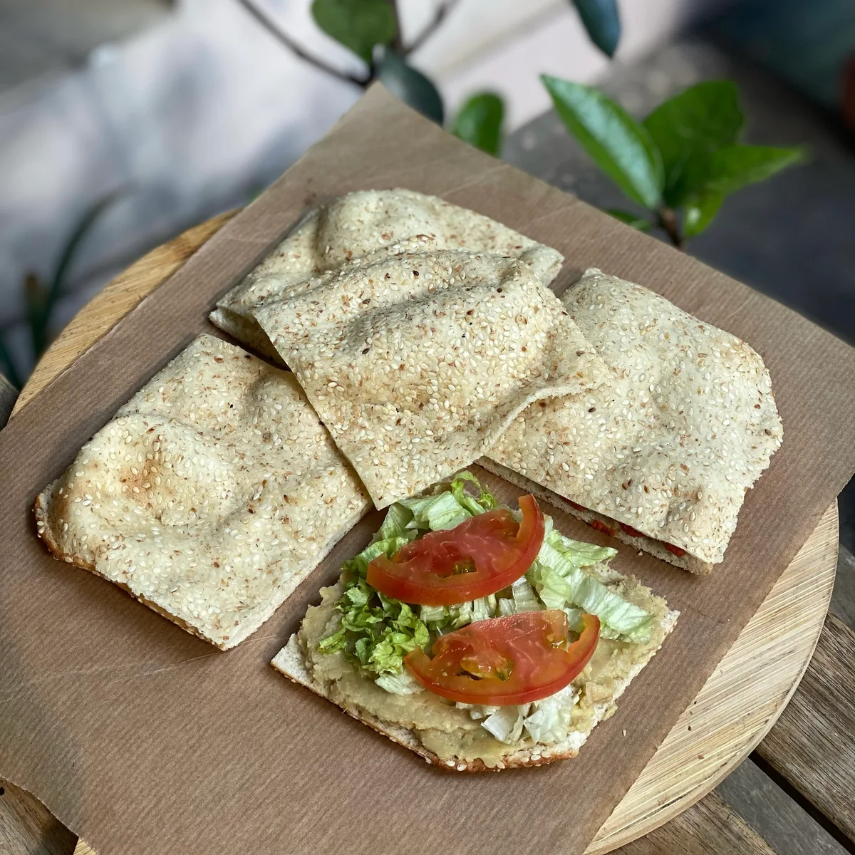 Chickpeas avocado
