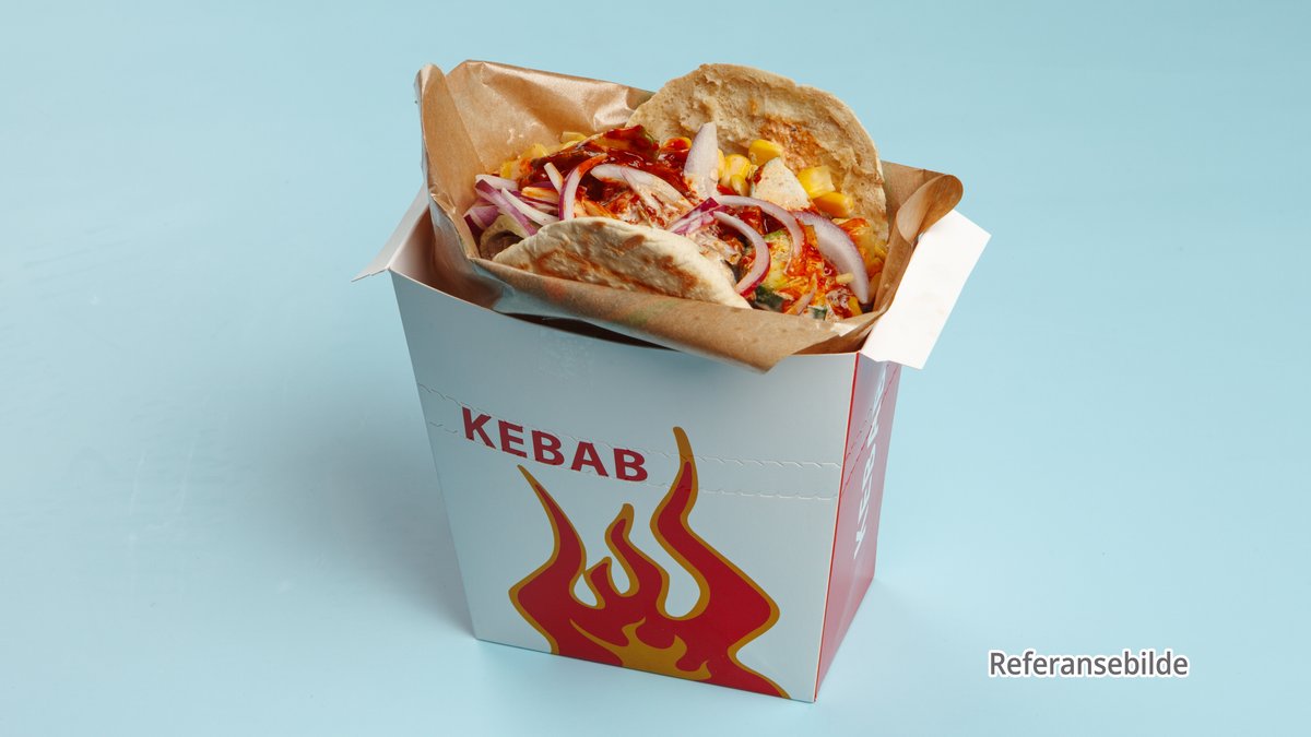 1. Kebab m/ Brød
