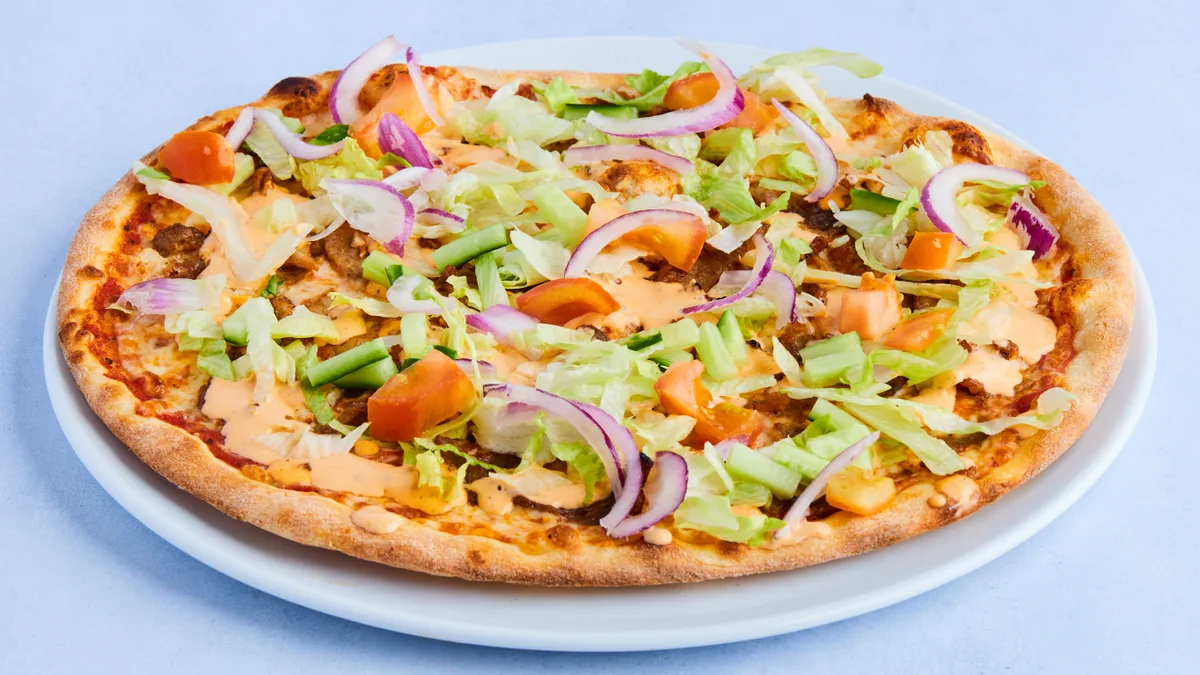 Kebabpizza (Stor)