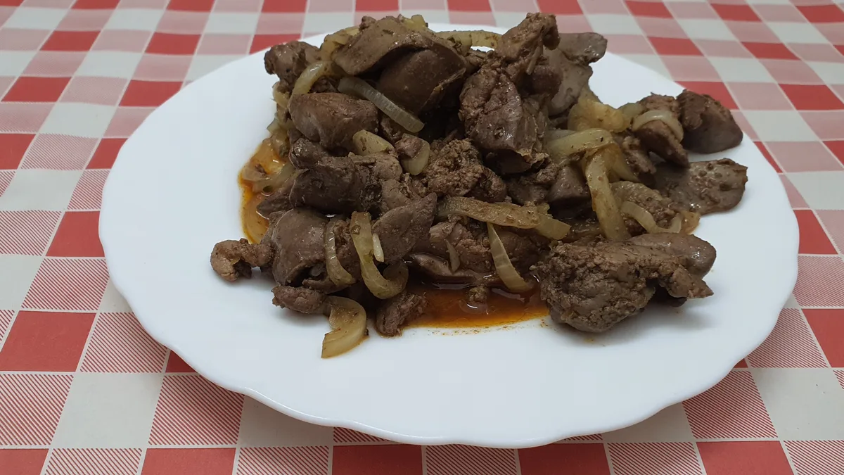 Resztelt csirkemáj