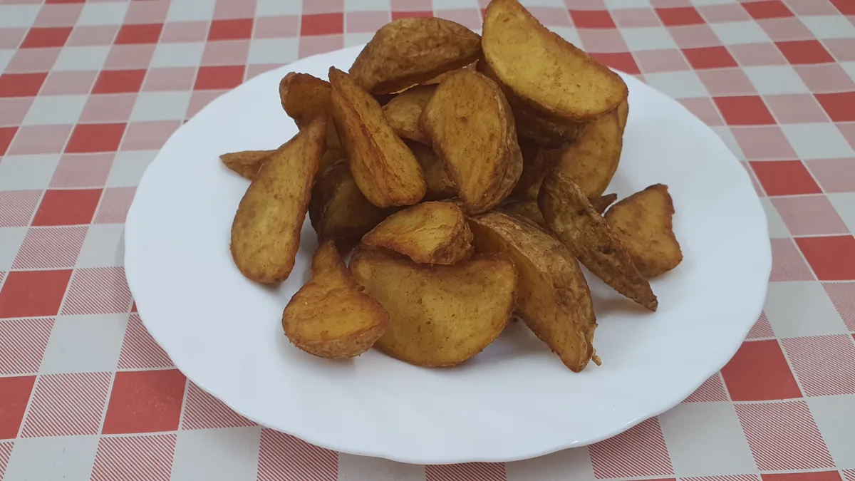 Steak burgonya