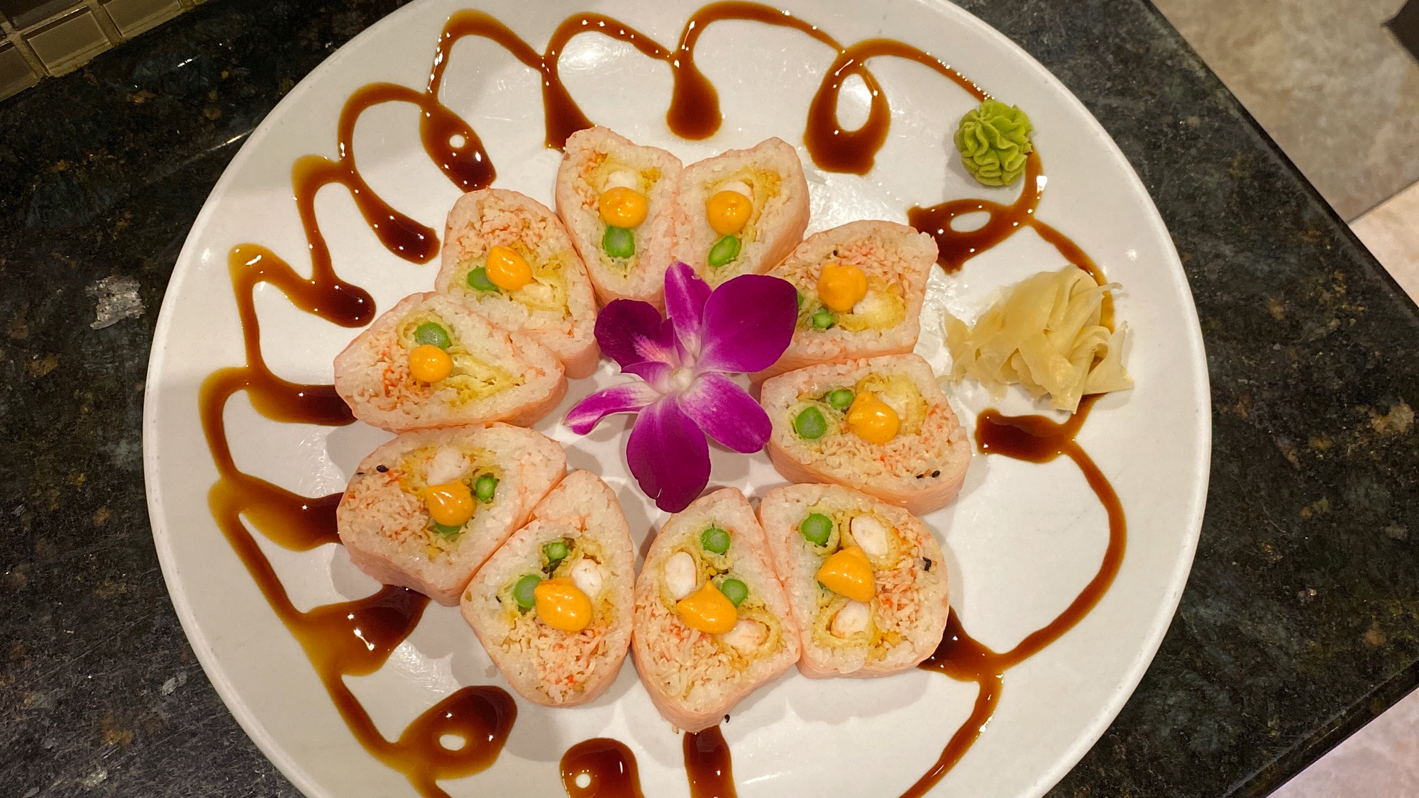 Cherry blossom roll