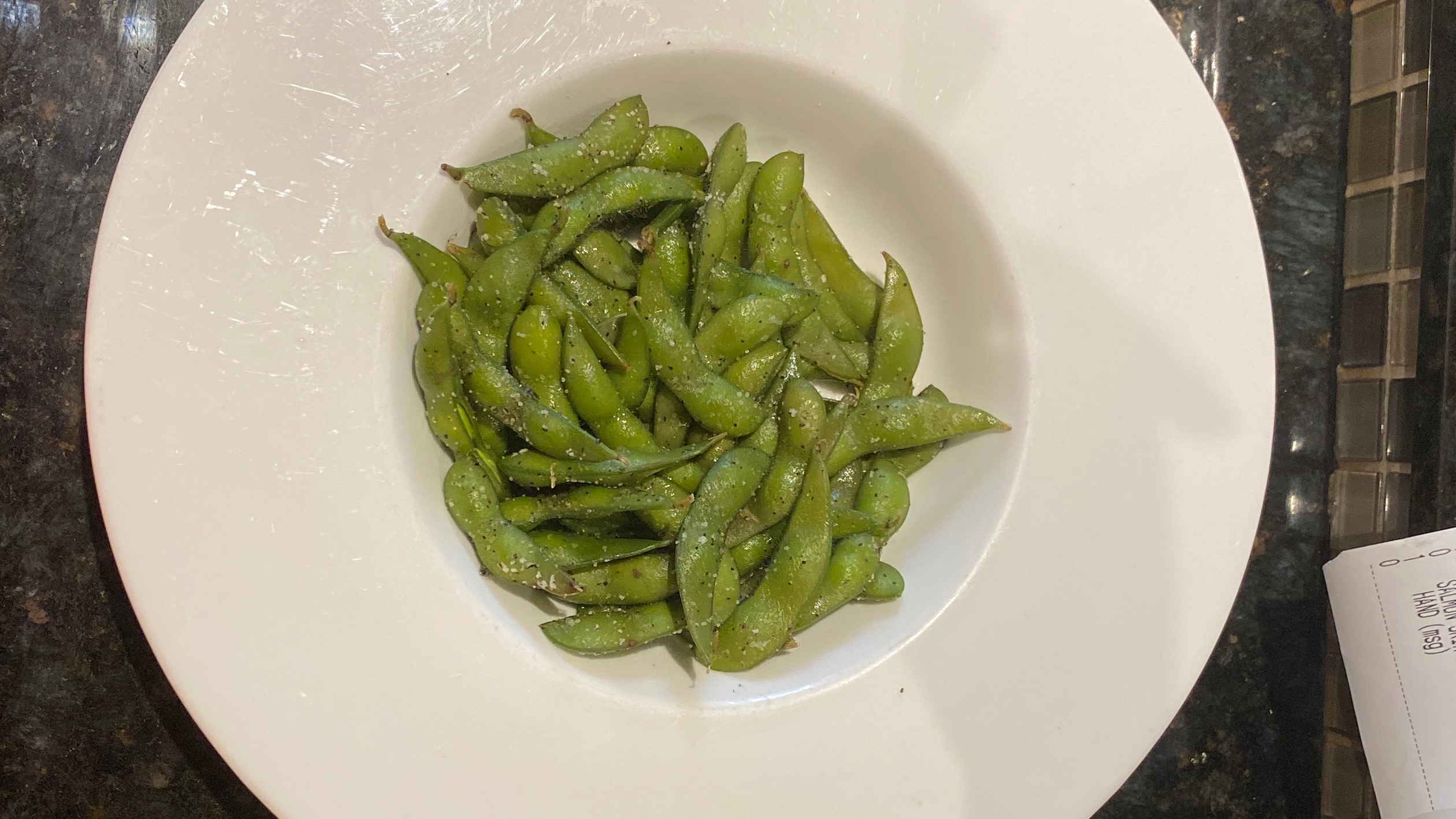 Pepper Salted Edamame