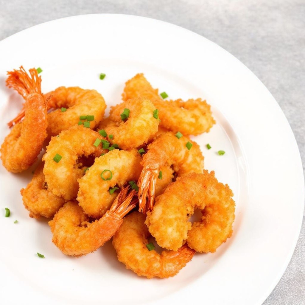 Camarones Agridulce con Acompañamiento