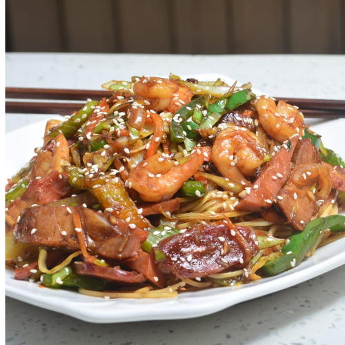 Chop Suey Camarones