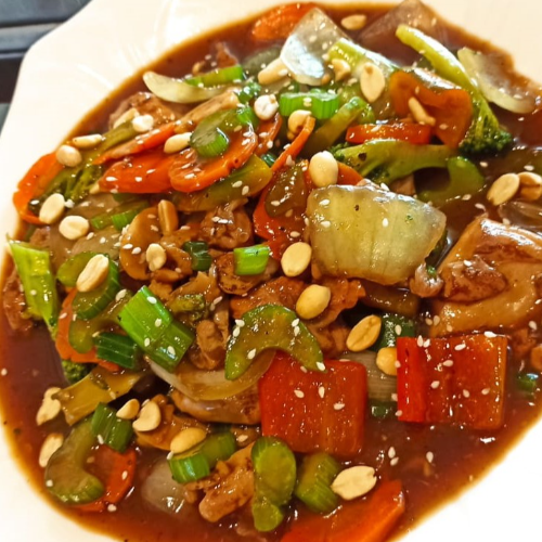 Vegetales Salteado Pollo