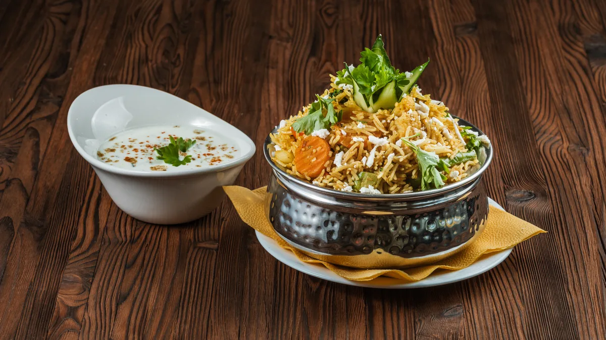 India riis biryani köögiviljadega *