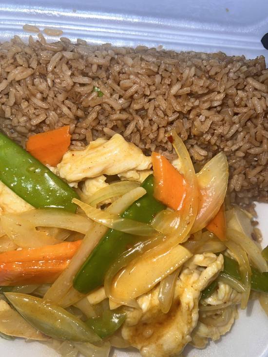 C06. Curry Chicken with Onion Combo---C#咖喱鸡（晚餐