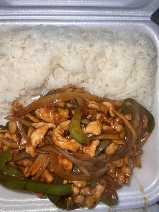 C12. Spicy Chicken Szechuan Style Combo--C#四川鸡(晚餐