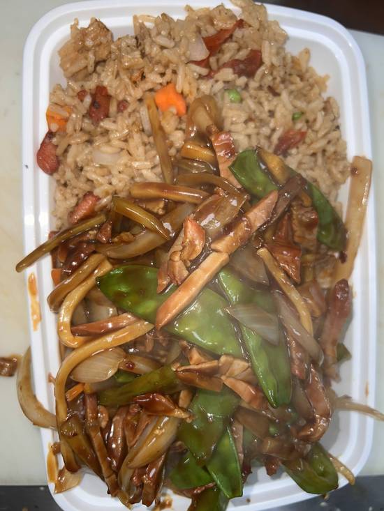 C12. Spicy Roast Pork Szechuan Style Combo-----C#四川叉烧(晚餐