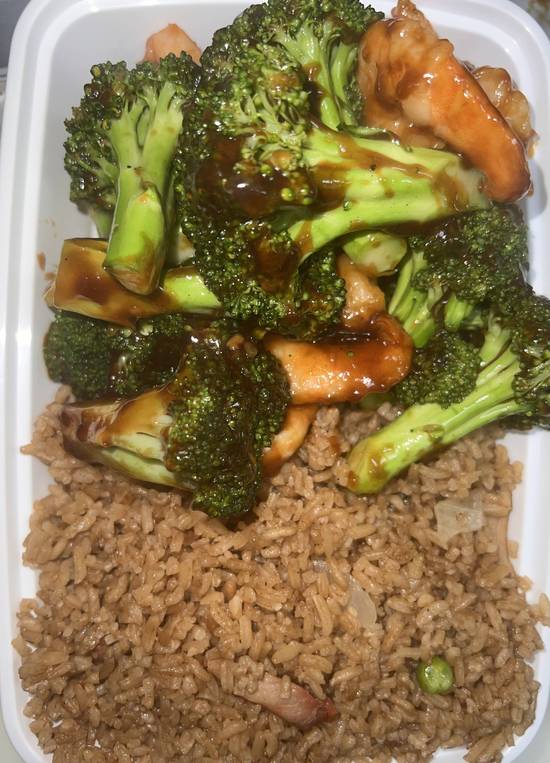 C23. Shrimp with Broccoli Combo-----C#芥兰虾(晚餐