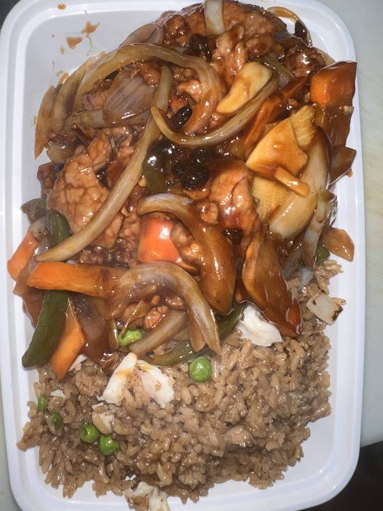 C25. Beef with Black Bean Sauce Combo--C#豆豉牛(晚餐