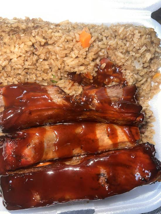 C32. BBQ Spare Ribs Combo--C#排骨(晚餐