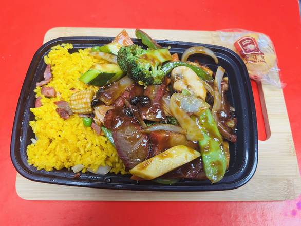 C.  Roast Pork with Black Beans Sauce