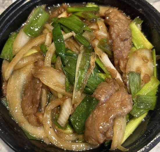 Mongolian Beef (lunch)