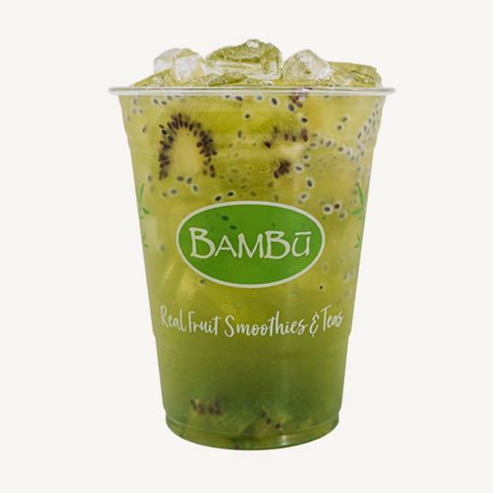 Honeydew Fruit and Basil Seeds Tea