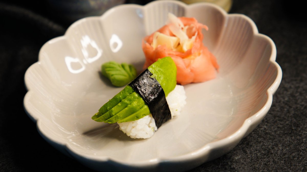 Avokádó nigiri