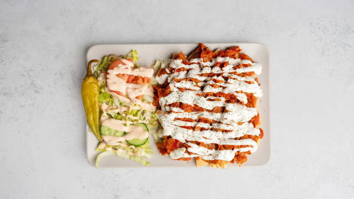 Iskender kebab