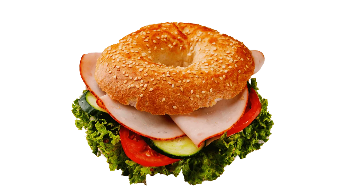 Pulykasonkás Bagel